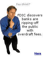 A new Federal Deposit Insurance Corporation study shows overdraft fees are boosting banks' profits at the expense of consumers, especially young and low-income ones.